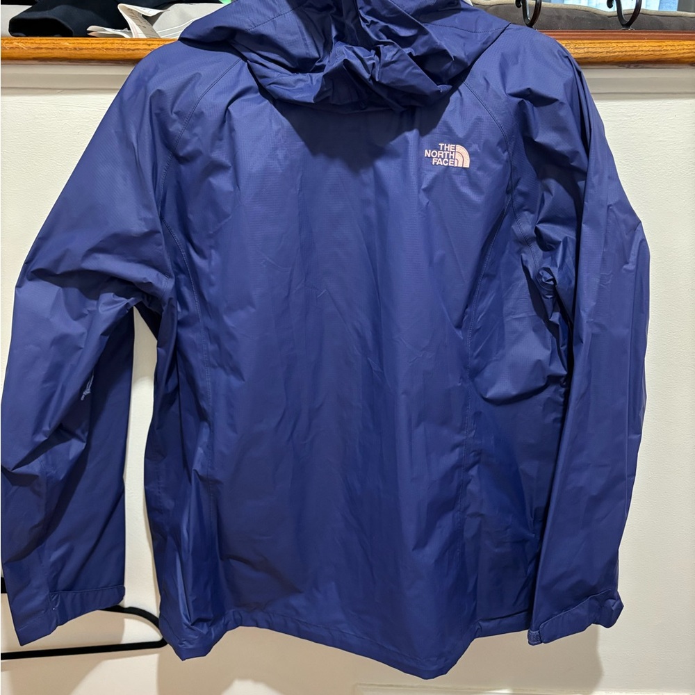 The North Face rain coat in blue with pink logo XXL - Picture 4 of 4